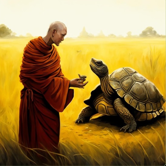 Монах и Черепаха